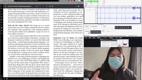 feminism in programming language design?