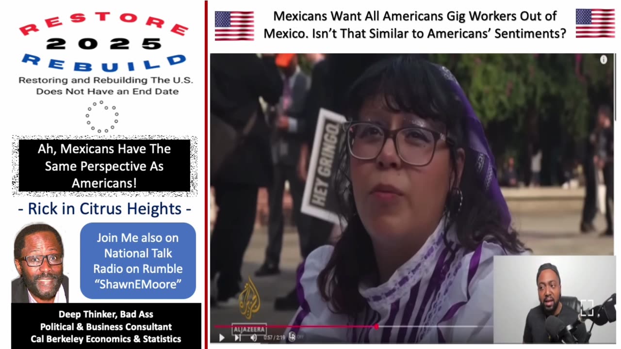 Mexicans Want All American Gig Workers Out of Mexico; Americans Feel The Same about Mexicans