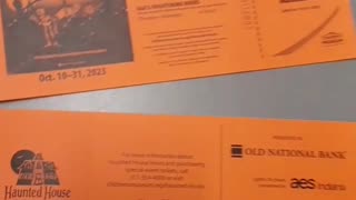 Flashback to Favorite Museum Haunted House. Part 1 Ticket