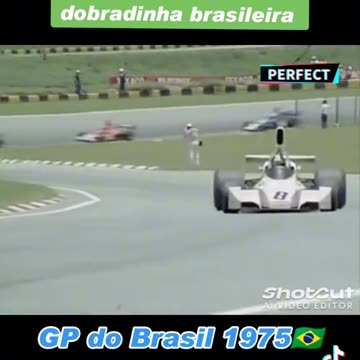 Primeira e Histórica Dobradinha Brasileira na F1