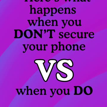 WITH VS WITHOUT MOBILE SECURITY | Secure your phones now!