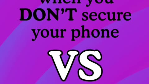 WITH VS WITHOUT MOBILE SECURITY | Secure your phones now!