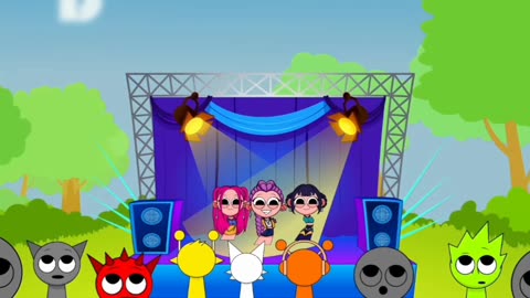 Cartoon Characters' Dream Comes True_ Laughing, Performing, and Shadows