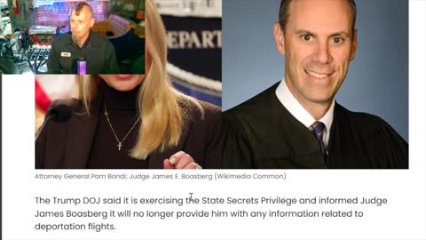 BREAKING Trump DOJ Invokes State Secrets Privilege, Tells Judge Boasberg To Pound Sand!