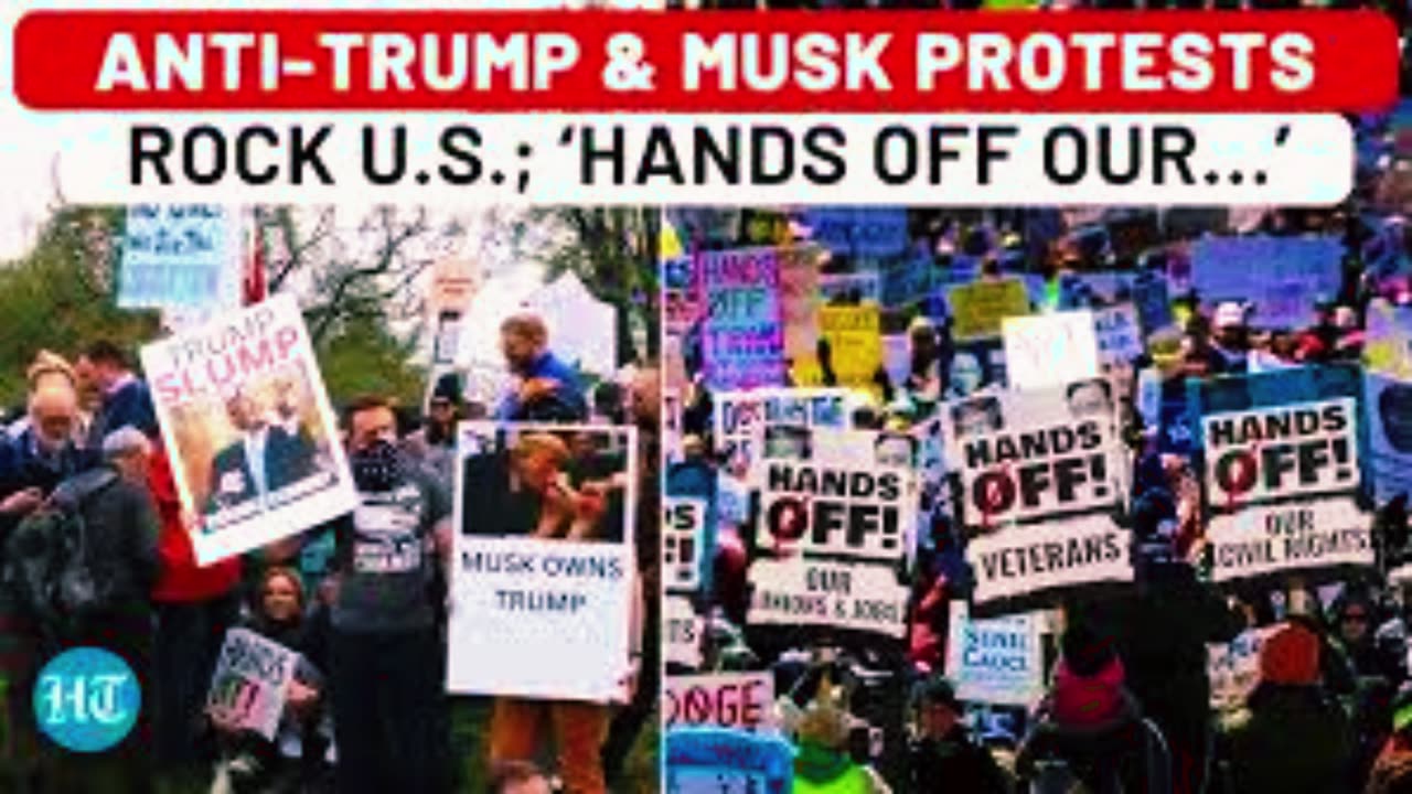 Protesters Across the U.S. Rally Against Trump and Musk: ‘Stop Destroying America’