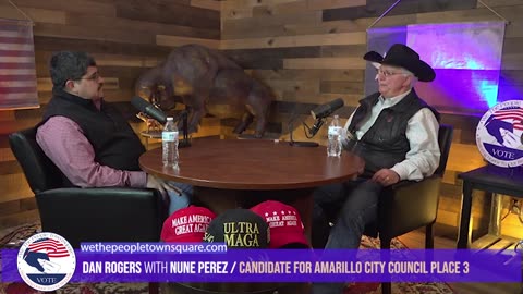 Dan Rogers and Nune Perez, Candidate for Amarillo City Council Place 3