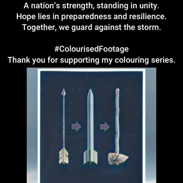 Cold War Defenders Soviet Anti-Nuclear Poster #ColourisedHistory