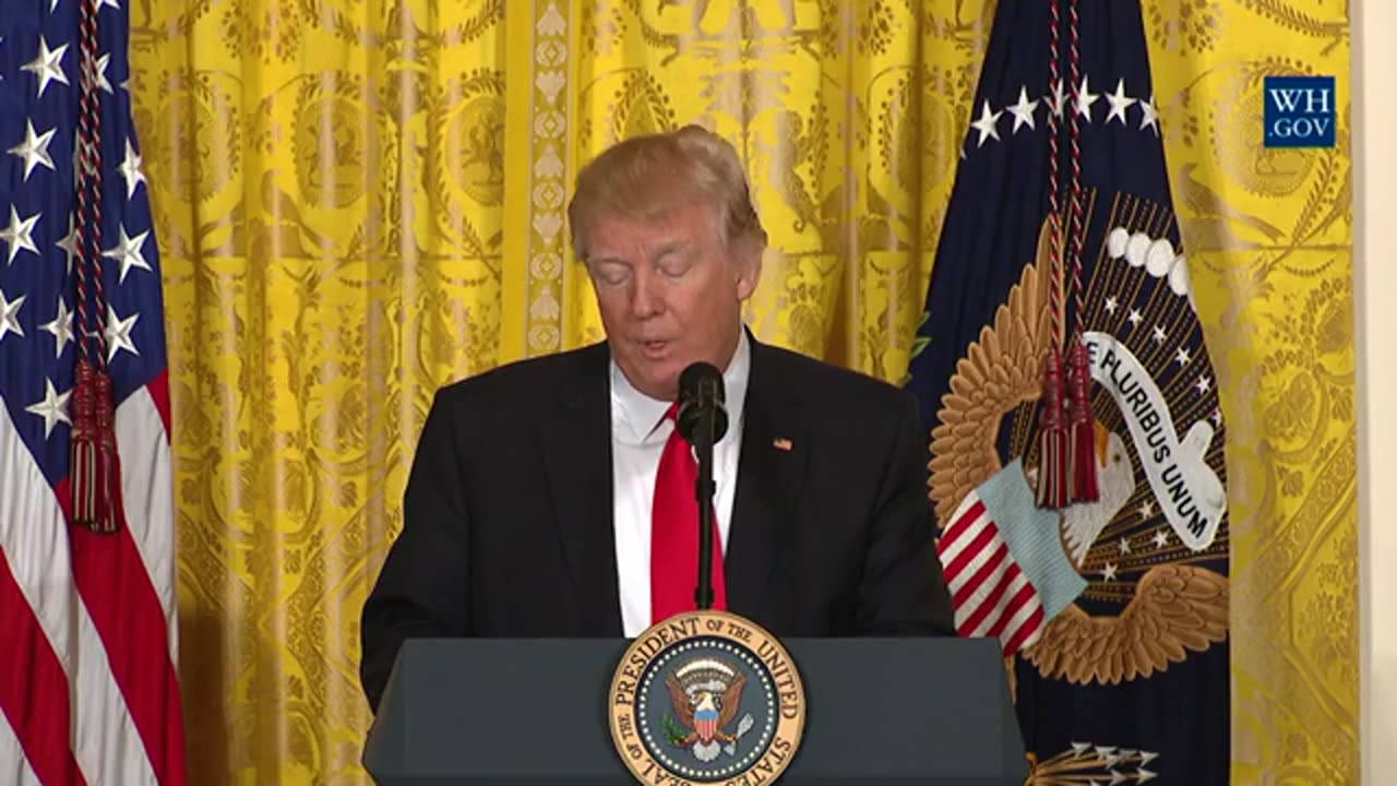 President Trump Holds a Press Conference