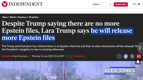 Trump Admin Set To Appoint A Special Counsel To Investigate / Release The Full Epstein Files