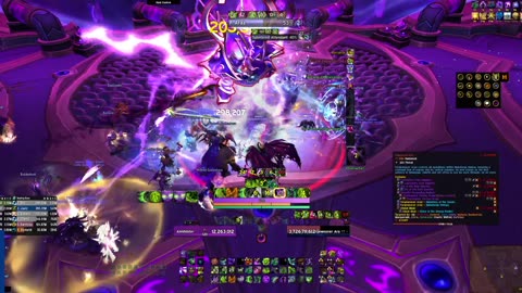 Raid night for the guild WOW