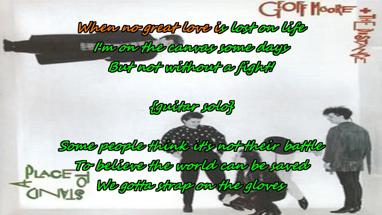 Geoff Moore & The Distance ~ I Come Out Fighting {with karaoke}