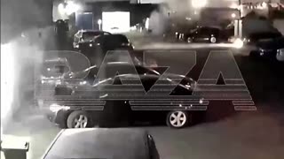 Video shows the moment of UAV crashed near Moscow in Reutov.