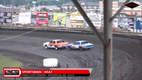 Sportsman & B-Modified | Nobles County Speedway (Worthington Speedway) | 8-18-2018
