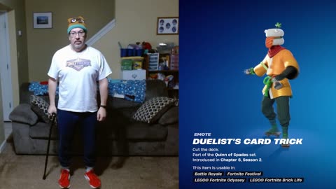 FFG Dance Fortnite Emotes Duelist's Card Trick