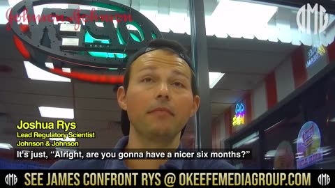 James OKeefe Exposes Johnson & Johnson Executive Joshua Rys With Undercover Camera