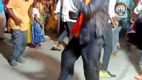 funny dance by village man