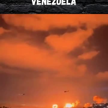 US helicopters striking Caracas Venezuela