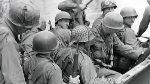 INFANTRY CROSSES KOC... - INFANTRY CROSSES KOCHER RIVER, MOLINGEN SECTION (), GERMANY - 111-adc-3955