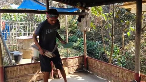 Cooking Tilapia Fish Curry with Dry Beans