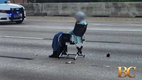 Armed 64-year-old woman blocks Texas highway in lawn chair during police standoff