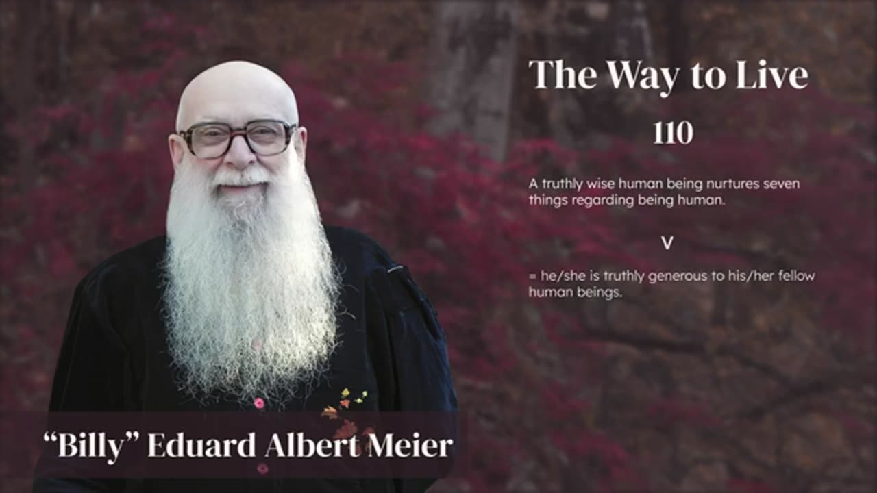 Billy Eduard Albert Meier - The Way to Live Die Art zu leben 6 of 7