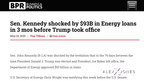 The Democrats' Criminal Activity As They Loot The US Government