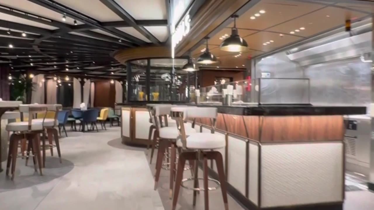 First Look! NCL Aqua Public Deck 8: Indulge Food Hall