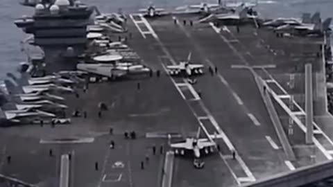 What is The Largest Wave An Aircraft Carrier suvive?
