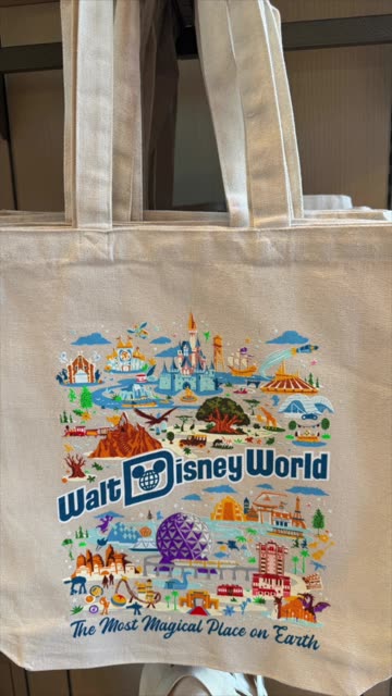 Walt Disney World The Most Magical Place on Earth Tote Bag #shorts