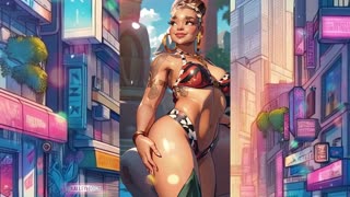 DIGITAL DIVAS #28 URBAN FANTASY AI CARTOON