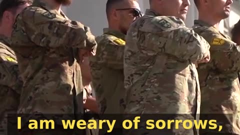Azov Nazis with Nazi emblems swear by their Nazi god Bandera