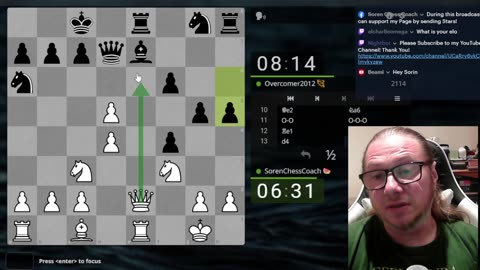LIVE Chess with Soren