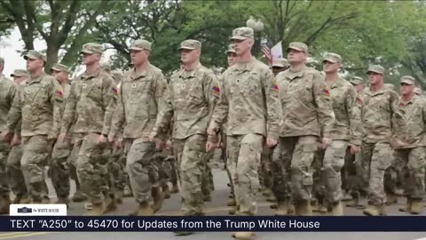 President Trump Participates in the 250th Anniversary of the U.S. Army Grand Military Parade