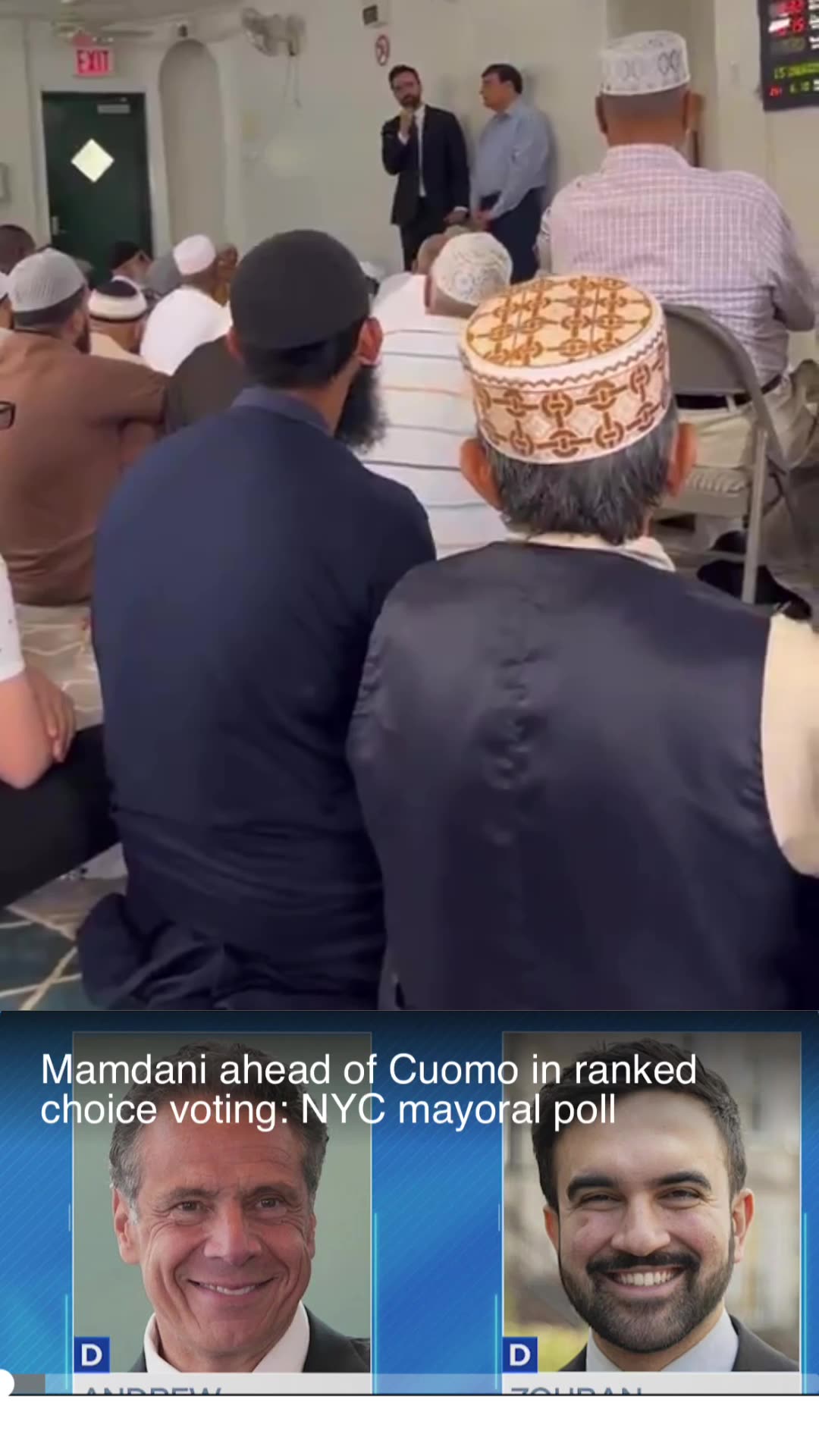 Islamic Zohran Mamdani is the leading democratic mayoral candidate