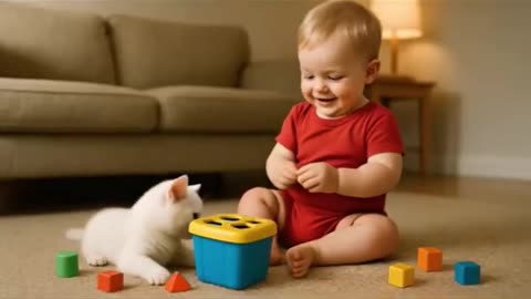 Dog Saves and Cares for Kitten