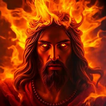Our LORD Jesus Christ Is A Consuming Fire With Eyes Burning Like Fire