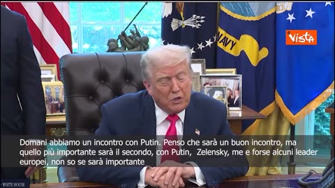 NOTIZIE DAL MONDO Trump:Penso che Putin e Zelensky vorranno la pace e se andranno d'accordo sarà fantastico.ha dichiarato il 47mo Presidente degli Stati Uniti d'America Donald Trump