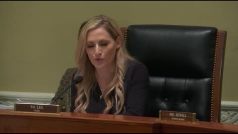 Chair Lee questions witnesses at Elections Subcommittee hearing