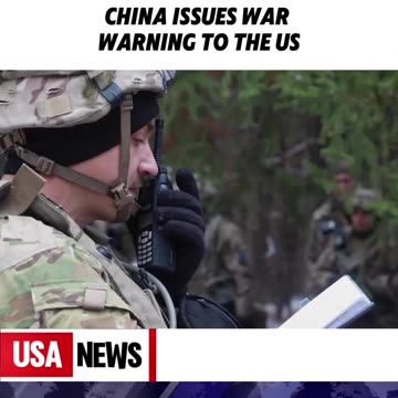 China 🇨🇳 Issues War Warning To U.S ⚠️