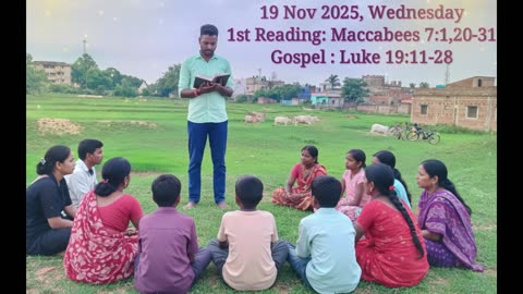 Catholic Daily Gospel and Reading in Hindi 19 November 2025 | Today's Bible Verse