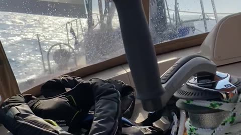 Sailing Across Lake Michigan Again in June ‘25 #lakecruise #sailing #lakemichigan