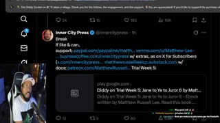 Diddy Trial Day 24: Kanye West to Show Back up Today Again? Juror 6. LAST WEEK of Trial! Day 1/30