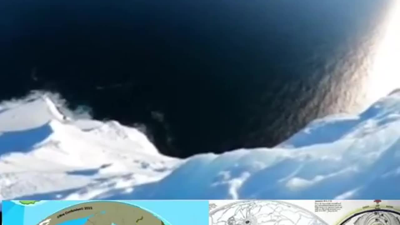 Beyond the ice-wall in Antarctica
