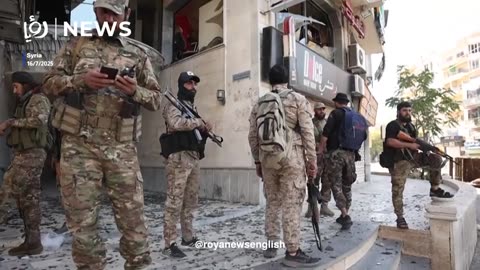 Clashes between Druze fighters and Syrian forces in Sweida