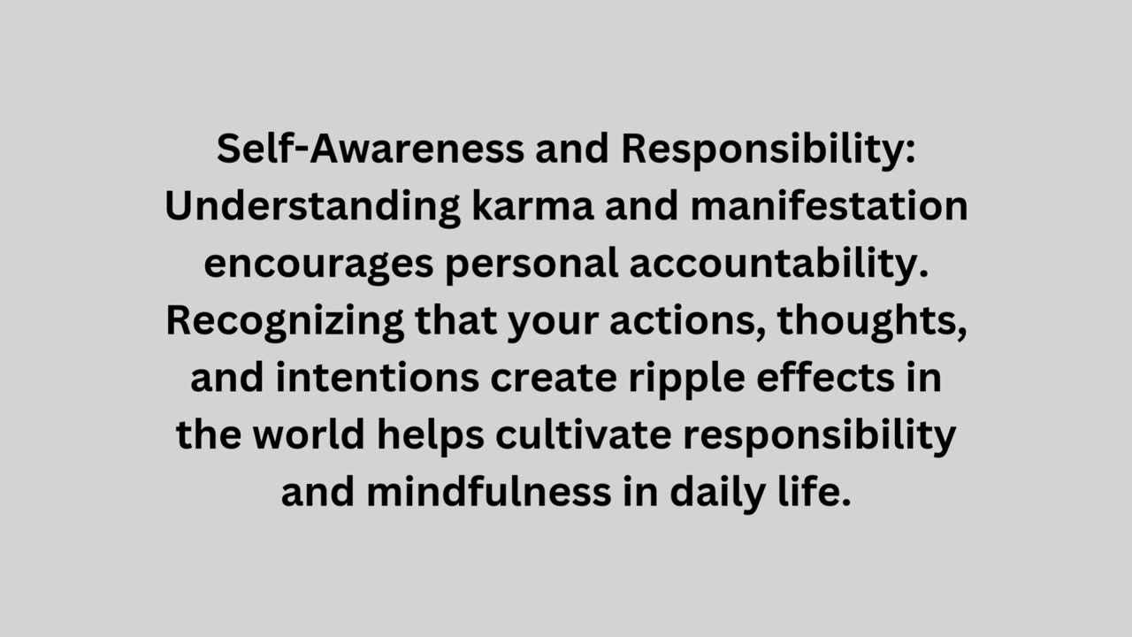 Karma and boomerangs