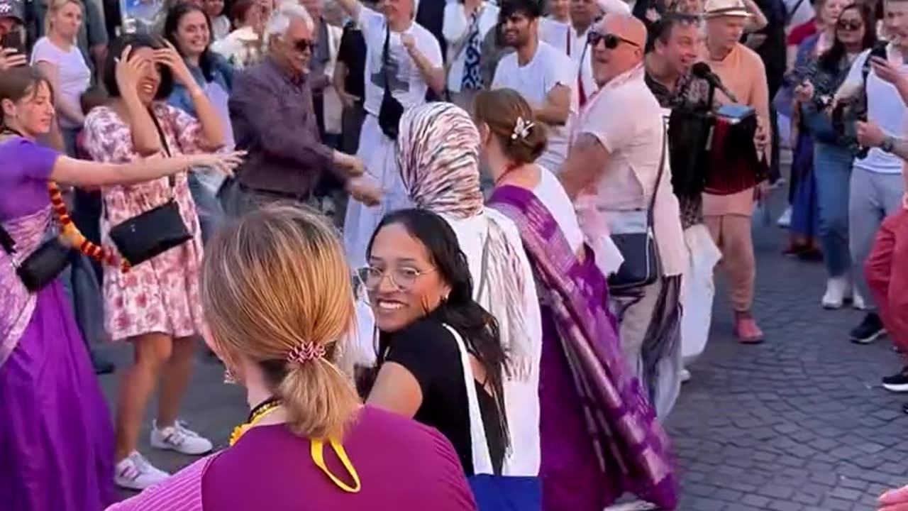 Harinam Sankirtan in Frankfurt, Germany May 2025