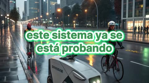 La nueva tecnología que hará más seguros los carriles bici.