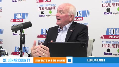 St. Johns County Property Appraiser Eddie Creamer joins us in studio!