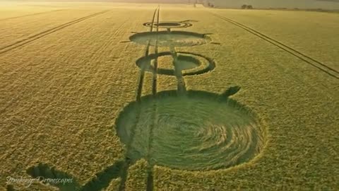 Crop Circle | Field Barn, près de Winterbourne Bassett | 06/04/23