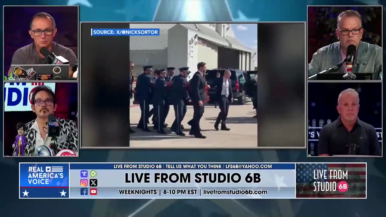 JD VANCE HELPS CARRY CHARLIE KIRK’S CASKET ONTO AIR FORCE TWO